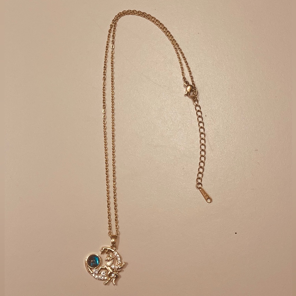 Gold Plated Necklace For Women Unicorn Design 17$